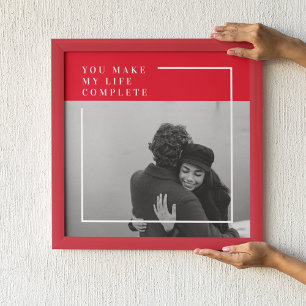 Romantic Citaat en Foto   Valentijnse cadeaus Poster