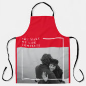 Romantic Citaat en Foto | Valentijnse cadeaus Schort (Voorkant)