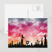 Romantic City Briefkaart (Voorkant / Achterkant)