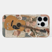 Romantic Classical Guitar Player Gift iPhone Hoesje (Achterkant horizontaal)