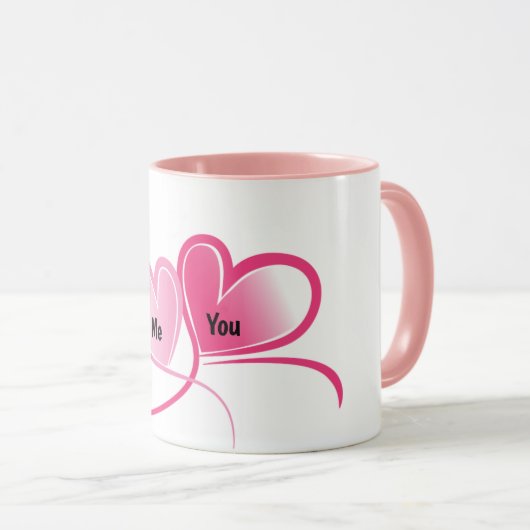 Romantic Coffee Mok voor Vriendin (Voorkant rechts)