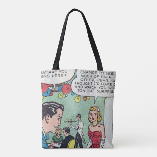Romantic Comic 50 Tote Bag (Achterkant)