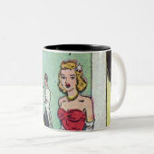 Romantic Comic 50 Tweekleurige Koffiemok (Voorkant rechts)