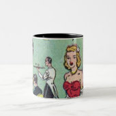Romantic Comic 50 Tweekleurige Koffiemok (Center)
