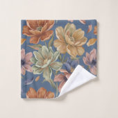 Romantic Cottage Flowers Bad Handdoek (Wasdoekje)