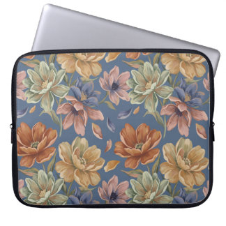 Romantic Cottage Flowers Laptop Sleeve