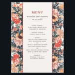 Romantic Cottcore Floral Wedding Menu<br><div class="desc">Elegant en vintage bruiloft met de kunst van de Nederlandse Golden Age schilder Johan Teyler (23 mei 1648 - c.1709). U kunt dit verder aanpassen door op de "PERSONALIZE"knoop te klikken. Overeenkomende objecten in onze winkel voor een compleet partijthema. Voor meer vragen kunt u contact met ons opnemen op ThePaperieGarden@gmail.com....</div>