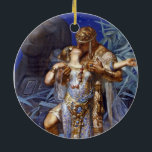 -Romantic Couple Anthony en Cleopatra Kiss Keramisch Ornament<br><div class="desc">Klassieke Anthony en Cleopatra Kissing en in Love De klassieke liefhebbers Anthony en Cleopatra zijn misschien 's werelds beroemdste koppel in liefde. Dit prachtige afbeelding van liefhebbers van Anthony en Cleopatra werd in 1902 gecreëerd door beroemde illustrator J.C. Leyendecker. De twee geliefden zijn verweven, ze staat voor hem, ze staan...</div>