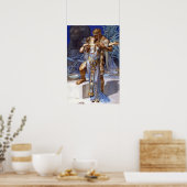 -Romantic Couple Anthony en Cleopatra Kiss Poster (Keuken)