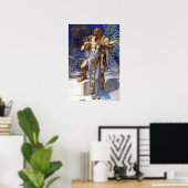 -Romantic Couple Anthony en Cleopatra Kiss Poster (Thuiskantoor)