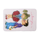 Romantic Couple Bath Mat - Love (Voorkant)