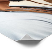 Romantic Couple Beach Digital Art Poster (Hoek)