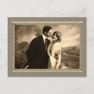 Romantic Couple - bewonderaar man Briefkaart