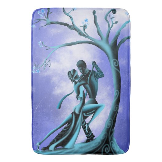 Romantic Couple Dance the Tango Bath Mat (Voorkant Verticaal)