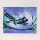 Romantic Couple Dance the Tango Jigzaag Puzzle Legpuzzel (Horizontaal)