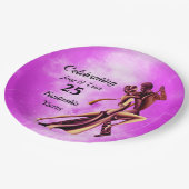 Romantic Couple Dance the Tango Paper Bord (Gekanteld)