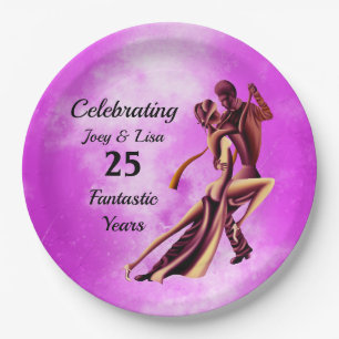 Romantic Couple Dance the Tango Paper Bord
