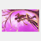 Romantic Couple Dance the Tango Rechthoekige Sticker (Voorkant)