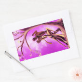 Romantic Couple Dance the Tango Rechthoekige Sticker (Envelop)