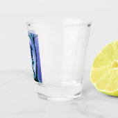 Romantic Couple Dance the Tango Shot Glas (Rechts)