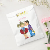 Romantic Couple Favor Bag - Ik hou van je Bedankzakje (Gezegeld)