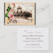 Romantic Couple met Paris Opera House Visitekaartje (Voorkant / Achterkant)