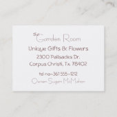 Romantic Couple met Paris Opera House Visitekaartje (Achterkant)