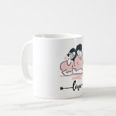 Romantic Couple Mug | Love Coffee Cup for Couples Koffiemok (Voorkant links)