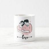 Romantic Couple Mug | Love Coffee Cup for Couples Koffiemok (Center)