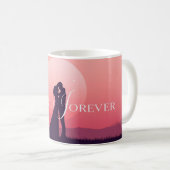 Romantic Couple Mug | “Love You Forever” Koffiemok (Voorkant rechts)