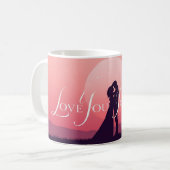 Romantic Couple Mug | “Love You Forever” Koffiemok (Voorkant links)