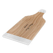 Romantic Couple Name Engraved Cutting Board Snijplank (Hoek)