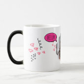Romantic Couple Photo Mug Magische Mok (Links)