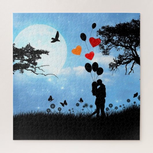 Romantic Couple Puzzle - In Love Legpuzzel (Verticaal)