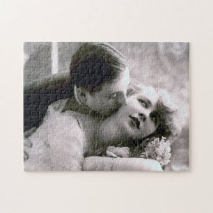 Romantic Couple  Retro Foto Elegant Love Legpuzzel