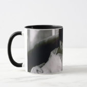 Romantic Couple  Retro Foto Elegant Love Mok (Links)