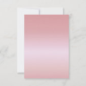 Romantic Couple Silhouette Inspirerend sparen de D Save The Date (Achterkant)