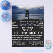 Romantic Couple, Speed Dating Event Adverteren Flyer (Enkel)
