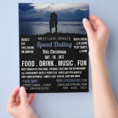 Romantic Couple, Speed Dating Event Adverteren Flyer (Hand)