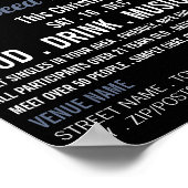 Romantic Couple, Speed Dating Event Adverteren Poster (Hoek)