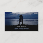 Romantic Couple, Speed Dating Event Organizer Visitekaartje (Voorkant)