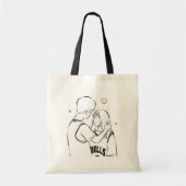 Romantic Couple Tote Bag – Cute Love Gift for Her (Voorkant)