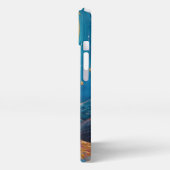 Romantic Couple Under Moonlight Aesthetic iPhone C iPhone Hoesje (Linkerkant)