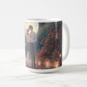 Romantic Couple Valentine's Day Mug Koffiemok (Voorkant rechts)