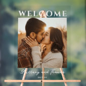 Romantic Couple Welcome Sign Acryl Bord (Neutraal)