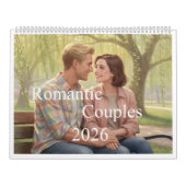 Romantic Couples 2026 Calendar 00B Kalender (Hoes)