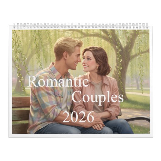 Romantic Couples 2026 Calendar 00B Kalender (Hoes)