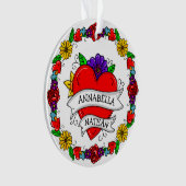 Romantic Couple's Gift | Kunst met Tattoo stijl Ornament (voorkant)