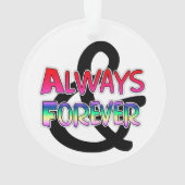 Romantic Couple's Gift | Kunst met Tattoo stijl Ornament (achterkant)