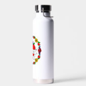 Romantic Couple's Gift | Kunst met Tattoo stijl Waterfles (Links)